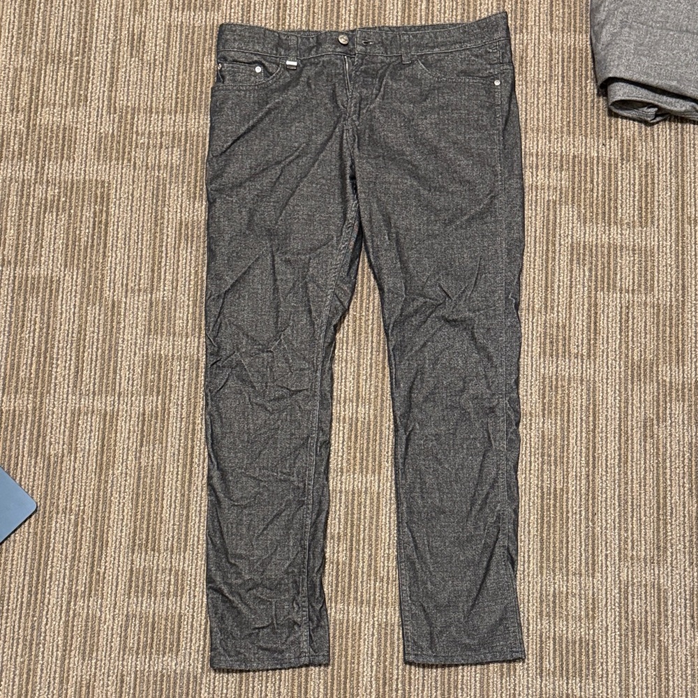Boss Charcoal Gray Trousers